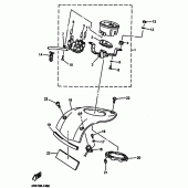 Схема вузла: Панель приладів Yamaha XVZ1300 Royal Star Tour Classic