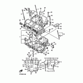 Схема вузла: Картер двигуна Yamaha XJR1200
