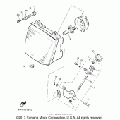 Схема вузла: Фара Yamaha XVZ1300 Venture Royale