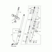 Схема узла: Вилка передней оси Yamaha XJR1300