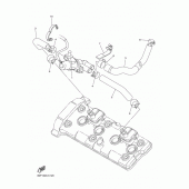 Схема вузла: Система індукції повітря Yamaha FZ8 FZ8 FAZER (ABS)