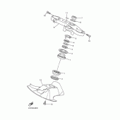 Схема вузла: Рульовий механізм Yamaha YZF-R1 R1