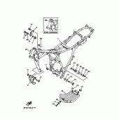 Схема узла: Рама Yamaha TTR225 TT-R225