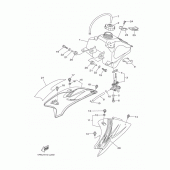 Схема вузла: Паливний бак Yamaha TTR50 TT-R50