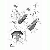 Схема узла: Крыло Yamaha YZF-R6/ YZF600 R6