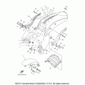 Схема узла: Крыло Yamaha XV1700 Road Star Midnight Warrior
