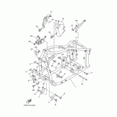 Схема узла: Рама Yamaha XVS650 Drag Star