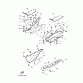 Схема узла: Подножки и подставка 2 Yamaha XP500 T-MAX