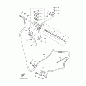 Схема вузла: Front master cylinder 2 Yamaha MT01 MT-01