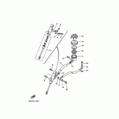 Схема узла: Задний тормозной цилиндр Yamaha SRX250