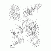 Схема узла: Впускная система Yamaha WR450F