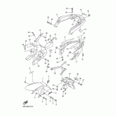 Схема узла: Крыло Yamaha FZ6 FZ6 FAZER S2 (ABS)