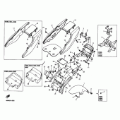 Схема узла: Крыло Yamaha XJR400