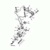 Схема вузла: Масляний охолоджувач Yamaha XJ600 Diversion (S-TYPE)