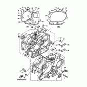 Схема вузла: Картер двигуна Yamaha XV535 Virago