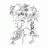 Схема вузла: Паливний бак Yamaha MT01 MT-01