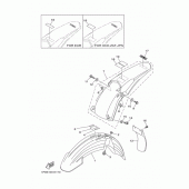 Схема узла: Крыло Yamaha YZ250 YZ250
