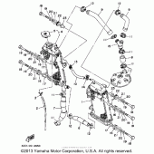 Схема узла: Радиатор и Патрубок системы охлаждения Yamaha WR250 WR250Z