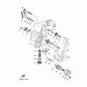 Схема вузла: Масляний насос Yamaha YP400 Grand Majesty