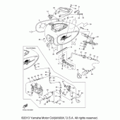 Схема вузла: Паливний бак Yamaha XVS1100 V-Star Classic Coast (Cast Wheel)