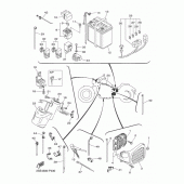 Схема вузла: Електроустаткування 2 Yamaha XVS1300 XVS1300 Custom