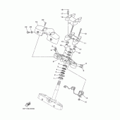 Схема вузла: Рульовий механізм Yamaha XV1900 Midnight Star