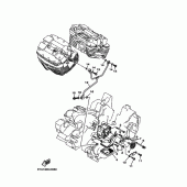 Схема вузла: Масляний насос Yamaha MT01 MT-01