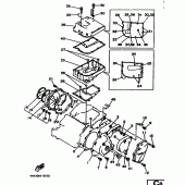 Схема узла: Крышки картера 1 Yamaha TRX850