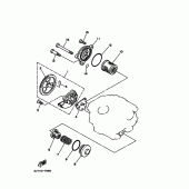 Схема узла: Масляный насос Yamaha TW200