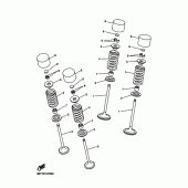 Схема узла: Клапан Yamaha WR250 WR250X