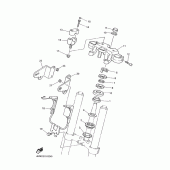 Схема вузла: Рульовий механізм Yamaha XJR400