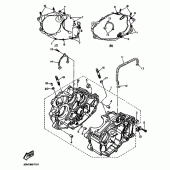 Схема узла: Картер двигателя Yamaha TT600