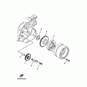 Схема вузла: Привід стартера Yamaha TTR125 TT-R125