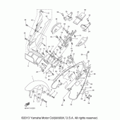 Схема узла: Крыло Yamaha YZF-R1 R1S Limited Edition