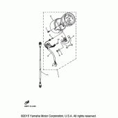 Схема узла: Панель приборов Yamaha XV250 V-Star