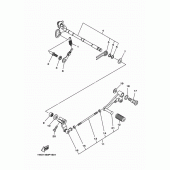 Схема вузла: Вал перемикання Yamaha YZF-R3