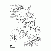 Схема вузла: Поворотники Yamaha XVS1100 V-Star Silverado