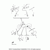 Схема узла: Электрооборудование (2) Yamaha XVS650 V-Star Classic