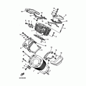 Схема узла: Цилиндр Yamaha BT1100 Bulldog