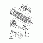 Схема вузла: Зчеплення Yamaha TT-R250 TT-R250