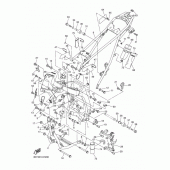 Схема вузла: Рама Yamaha WR250 WR250X