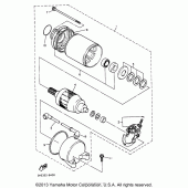 Схема вузла: Електричний стартер Yamaha YZF600R Thundercat