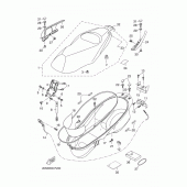 Схема вузла: Сидіння Yamaha YP250 X-MAX