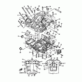 Схема вузла: Картер двигуна Yamaha XJ900 Diversion