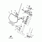 Схема вузла: Рульовий механізм Yamaha TTR225 TT-R225
