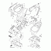 Схема узла: Крыло Yamaha FZ8 FZ8 (Naked, ABS)