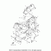 Схема узла: Рама Yamaha XV1600 Road Star