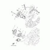 Схема вузла: Масляний насос Yamaha XG250 TRICKER