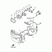 Схема вузла: Фара Yamaha TDM850