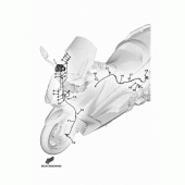 Схема вузла: Електроустаткування 3 Yamaha XP530 T-MAX DX